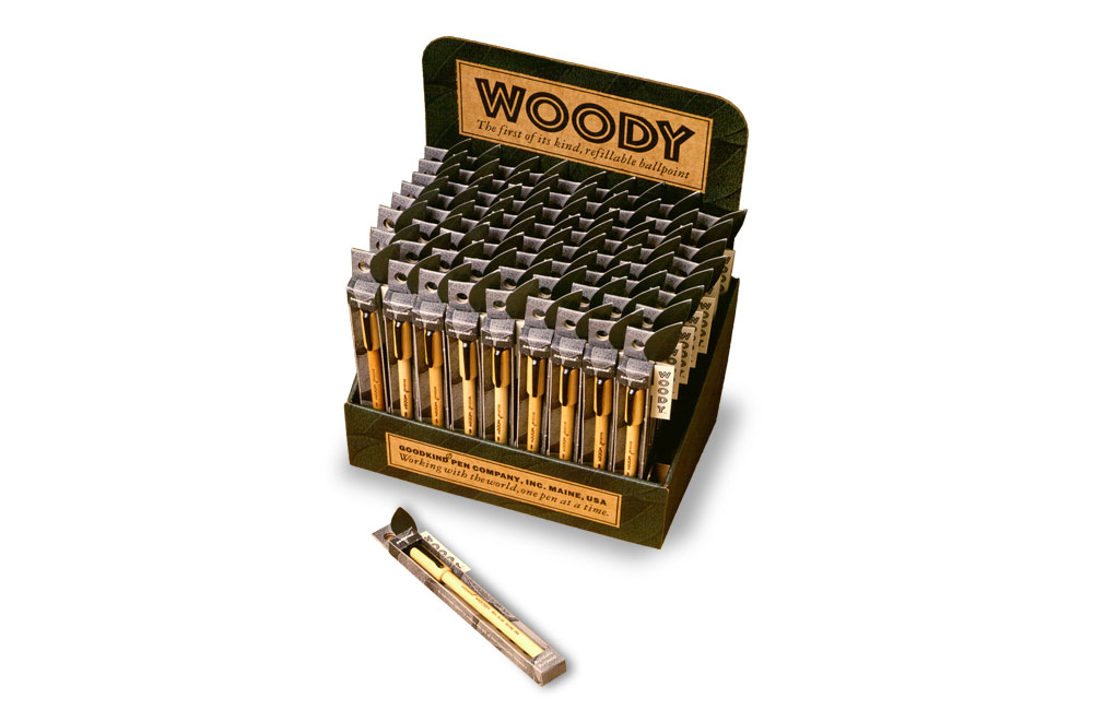 Woody Pens Packaging POP Display