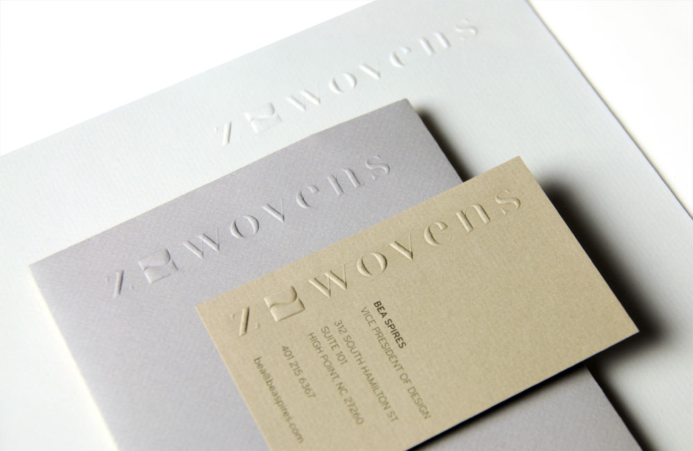 Z-Wovens Embossed Stationery System